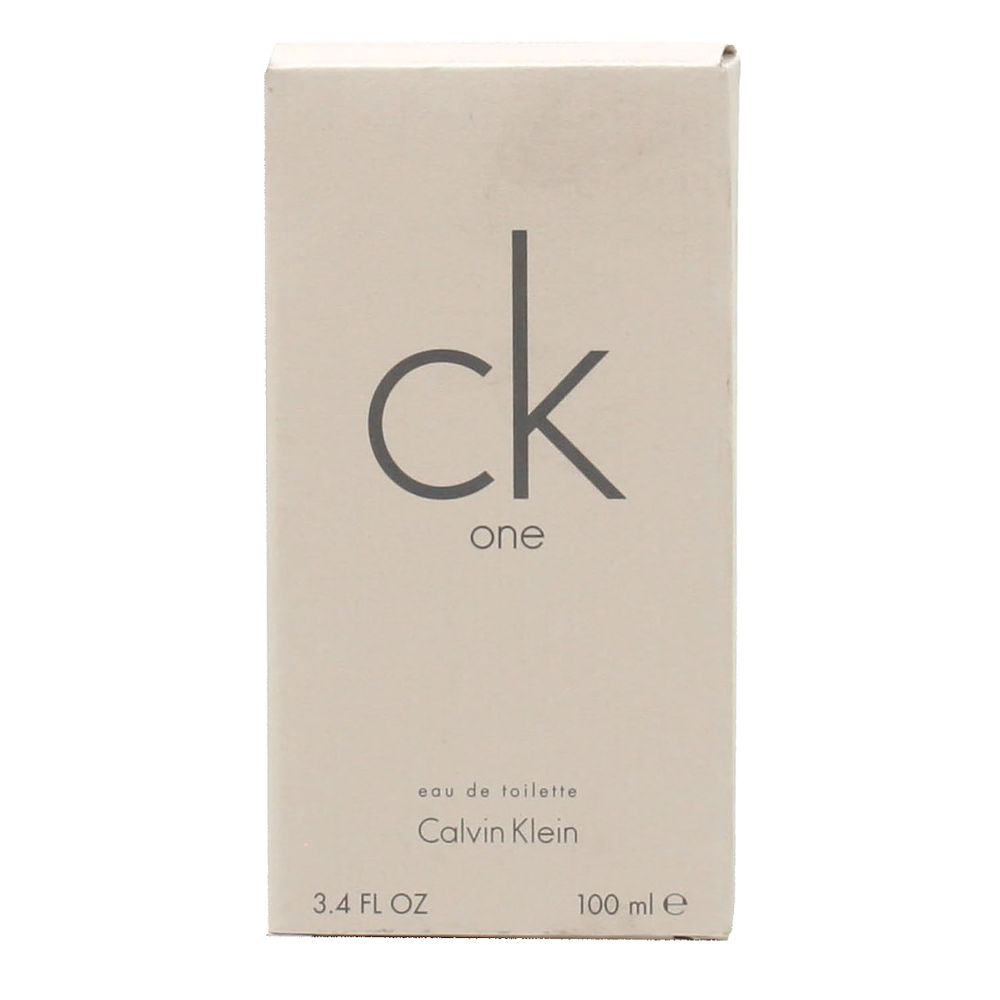 Calvin Klein CK One eau de toilette packaging on a white background