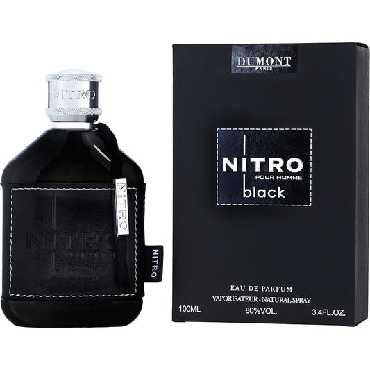 Dumont Paris Nitro Black Pour Homme Eau de Parfum 3.4 oz