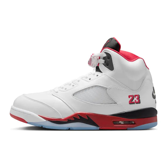 Air Jordan 5 'Fire Red Black Tongue' (2025)