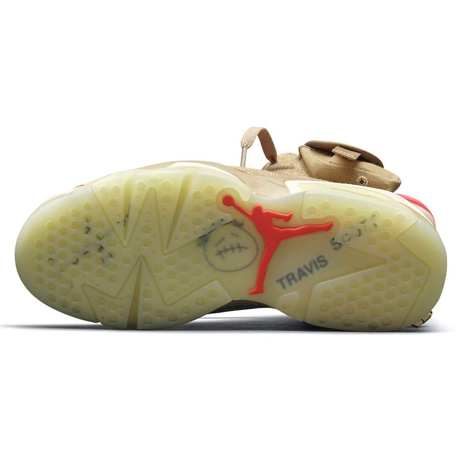 Air Jordan 6 x Travis Scott 'British Khaki'
